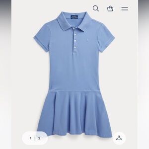 Polo Ralph Lauren Gurls Stretch Mesh polo dress